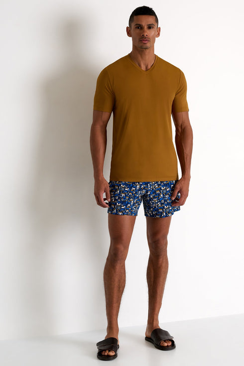 Classic Fit Stretch Swim Trunks - 62545-30-954 TP/XS / 954 Mykonos / 75% POLYAMIDE, 25% ELASTANE